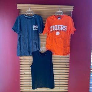 3 Small Shirts (Champion, Russell, old varsity)